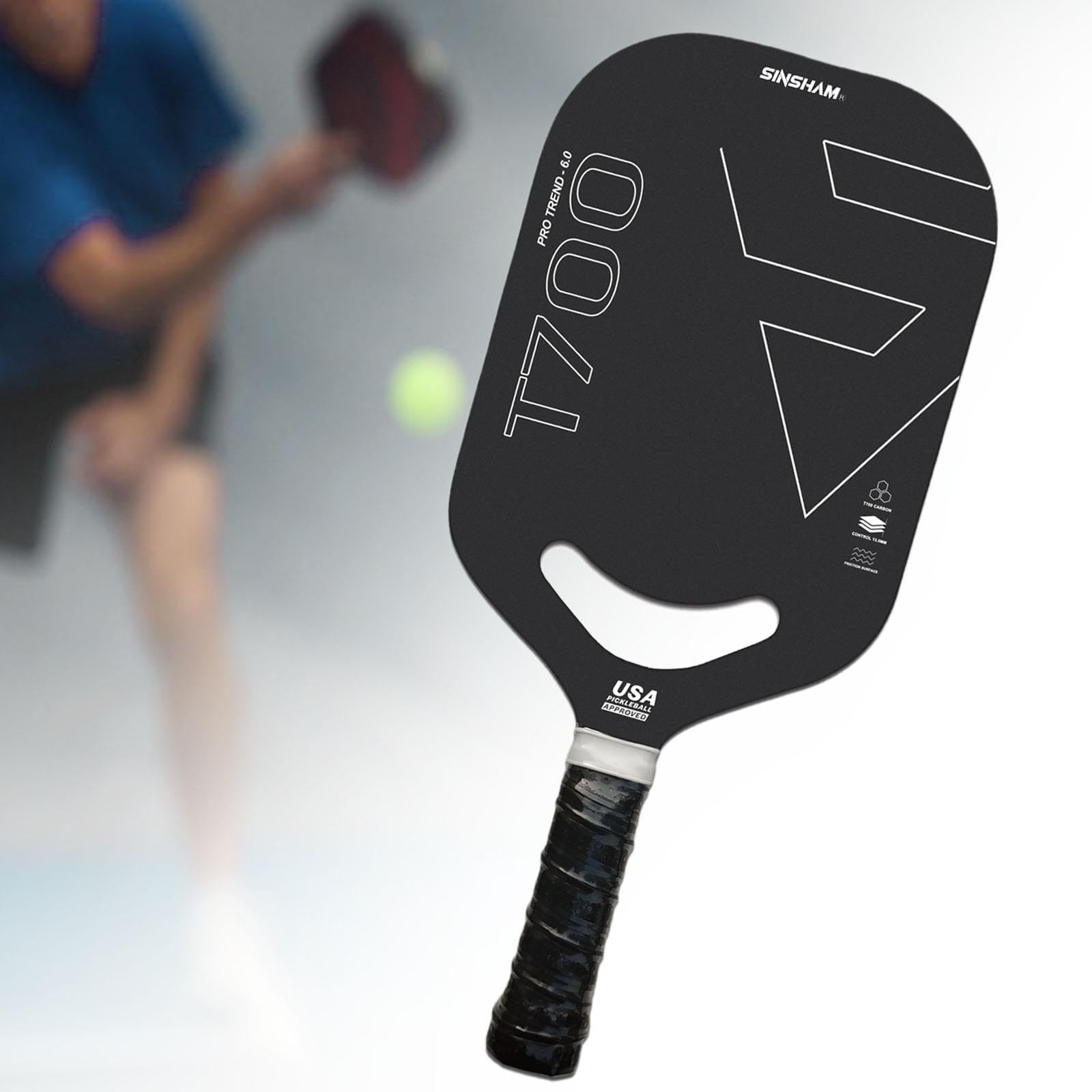 LOVIVER Racchetta da Pickleball in Fibra di Carbonio, Racchetta da Pickleball Portatile, Racchetta da Pickleball Professionale di Alta qualità, Nucleo a Nido