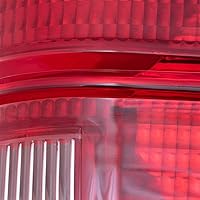 Vista 8 de Brock - Juego de luces traseras de repuesto para conductor y pasajero, borde rojo con carcasa cromada, compatible con cargador de camioneta