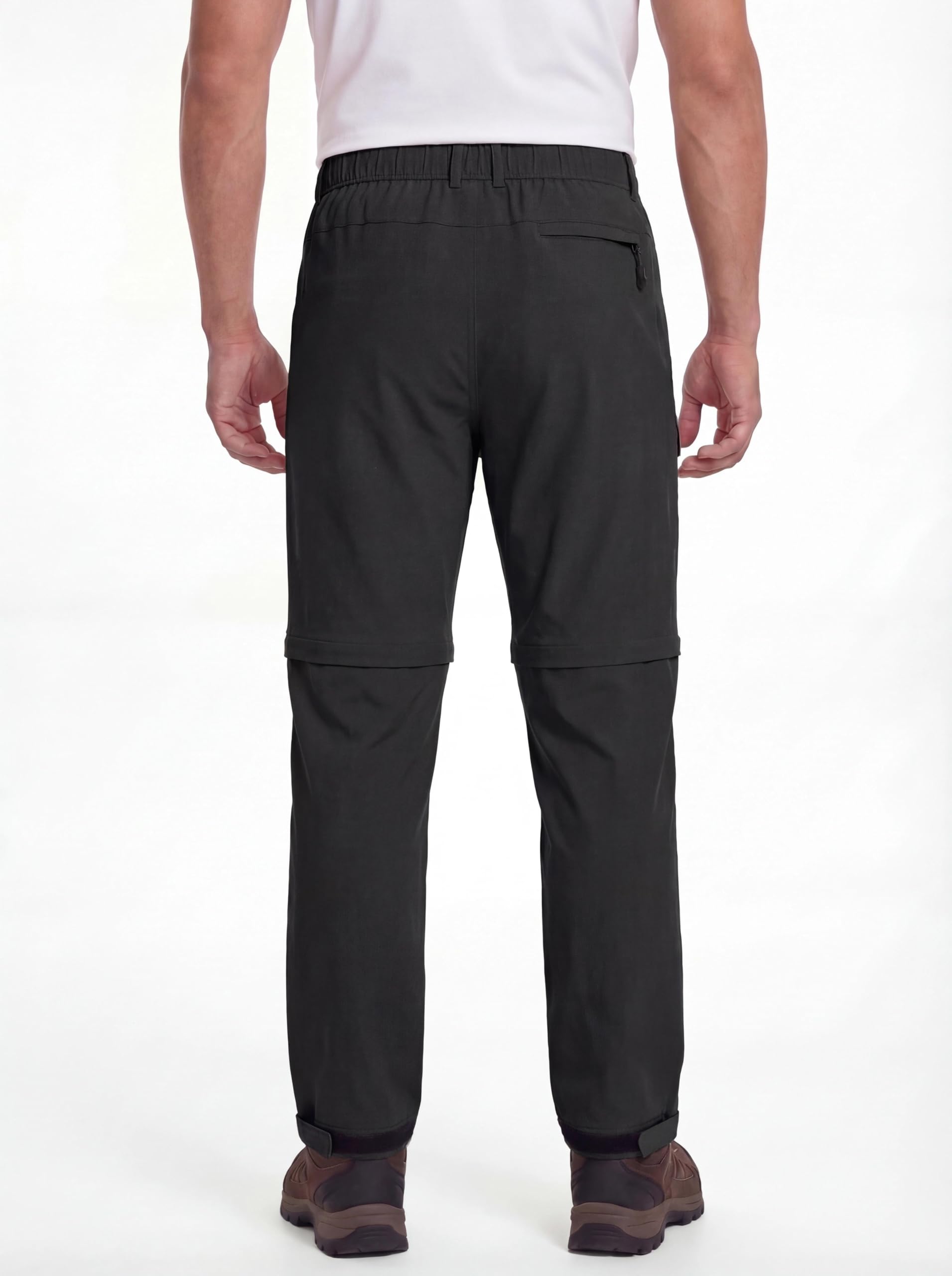 Pantalones de Senderismo para Hombre Zip Off Transpirables de Secado Rápido Ligeros y Elásticos con Bolsillos