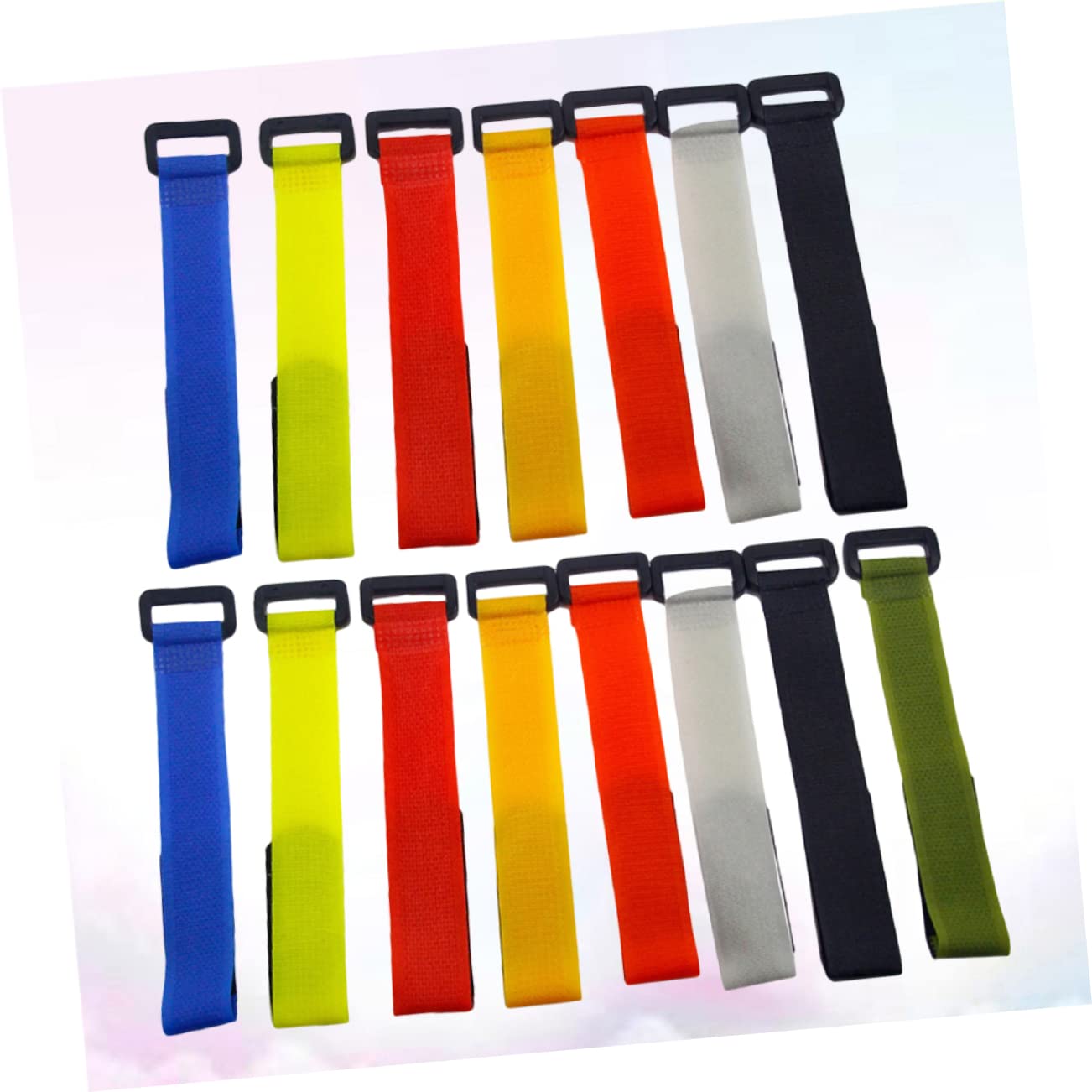 Operitacx 15pcs Fishing Rod Binding Straps Fishing Rod Accessories for Easy Storage and Organization Random Colors