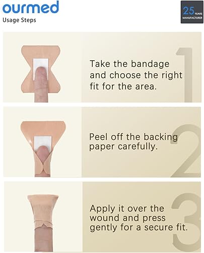 Miniatura 7 de Paquete variado de 100 vendajes variados flexibles, vendajes para primeros auxilios, cortes leves, rasguños, abrasión y cuidado de heridas, fuerte
