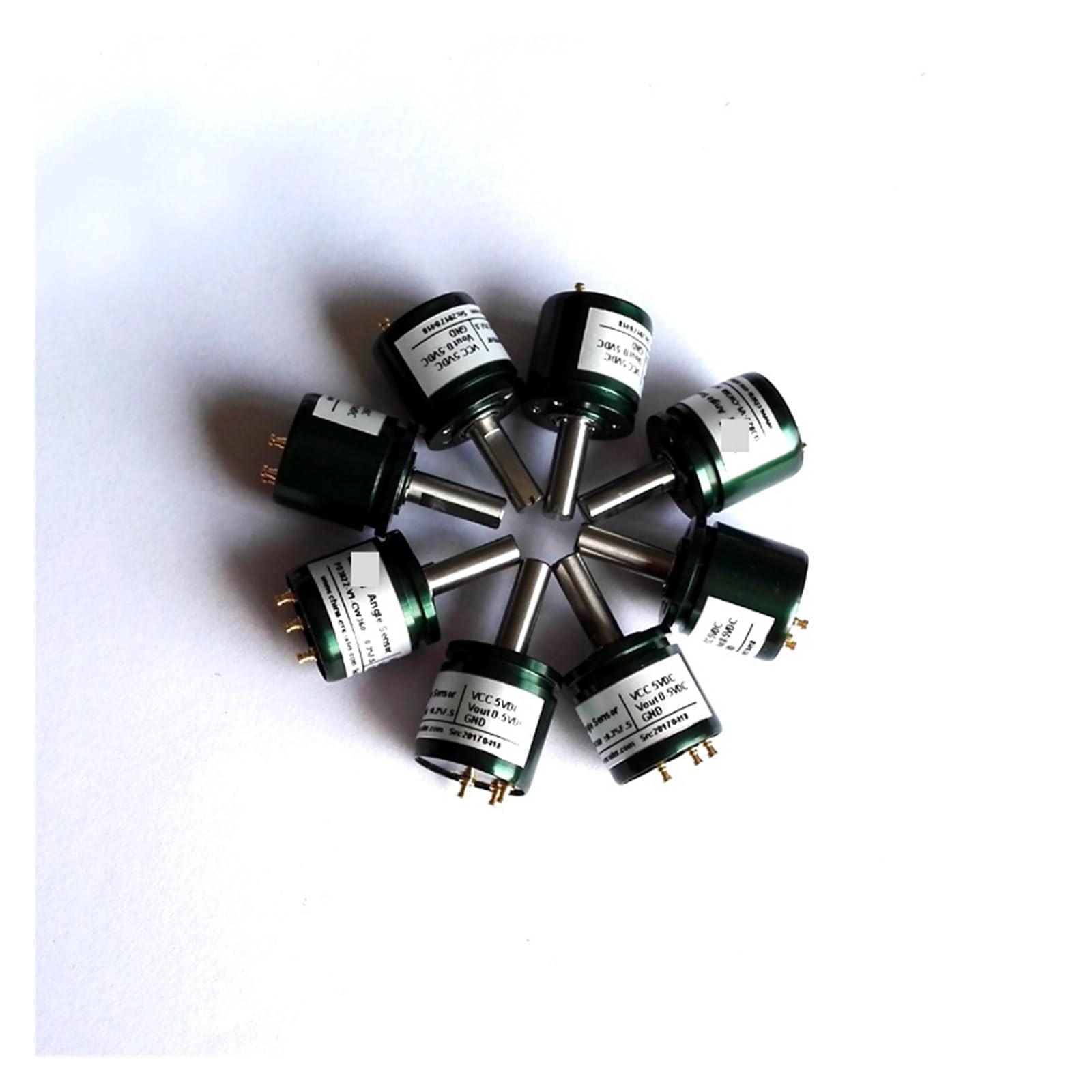 Encoder Rotatorio, Sensor De Ángulo Hall Sin Contacto De 4-20 MA En El Sentido De Las Agujas Del Reloj 90°(Incremental ABZ,3.3V)
