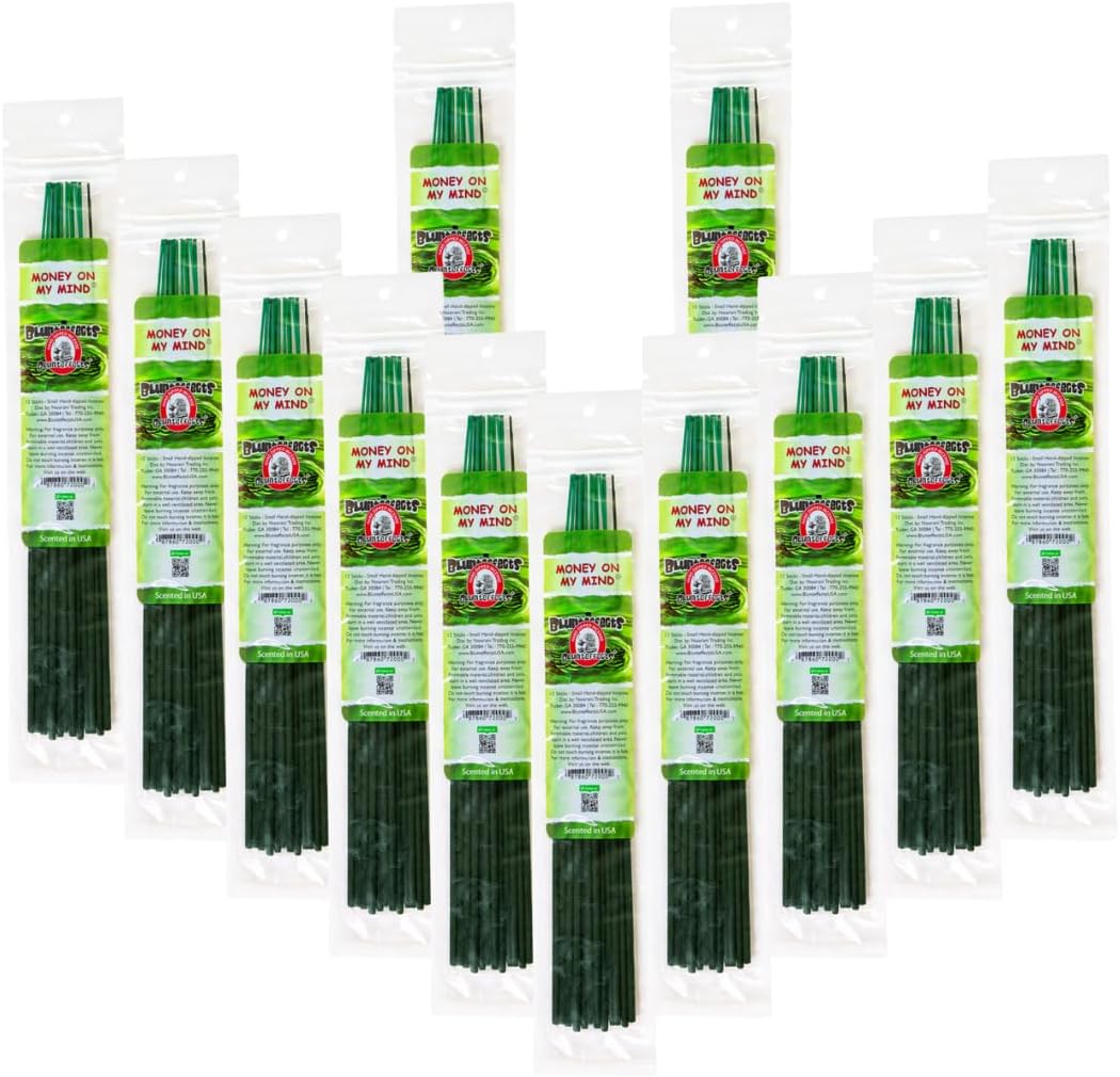 blunteffects Premium Hand Dipped Incense (12, Money on My Mind)