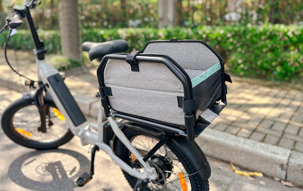 DERUIZ Fahrrad-Transporttasche für Haustiere – Sicherer Hunde- und Katzenkorb für E-Bike & City Bike
