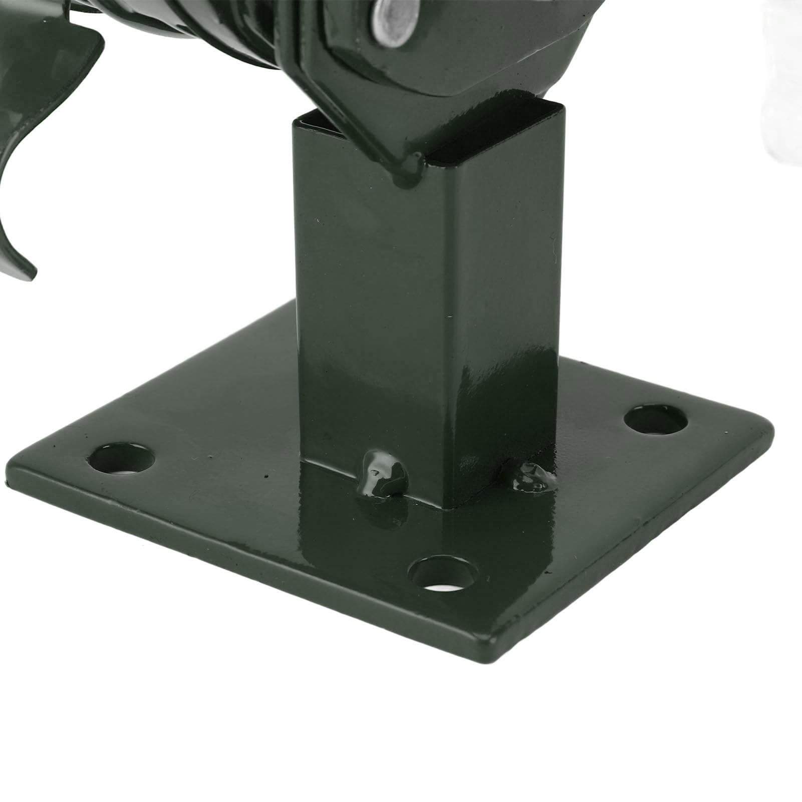 Sirena de Manivela Aleación de Aluminio Duradera Alarma de Emergencia Fuerte de 110 DB para Uso Doméstico y Exterior (Green)