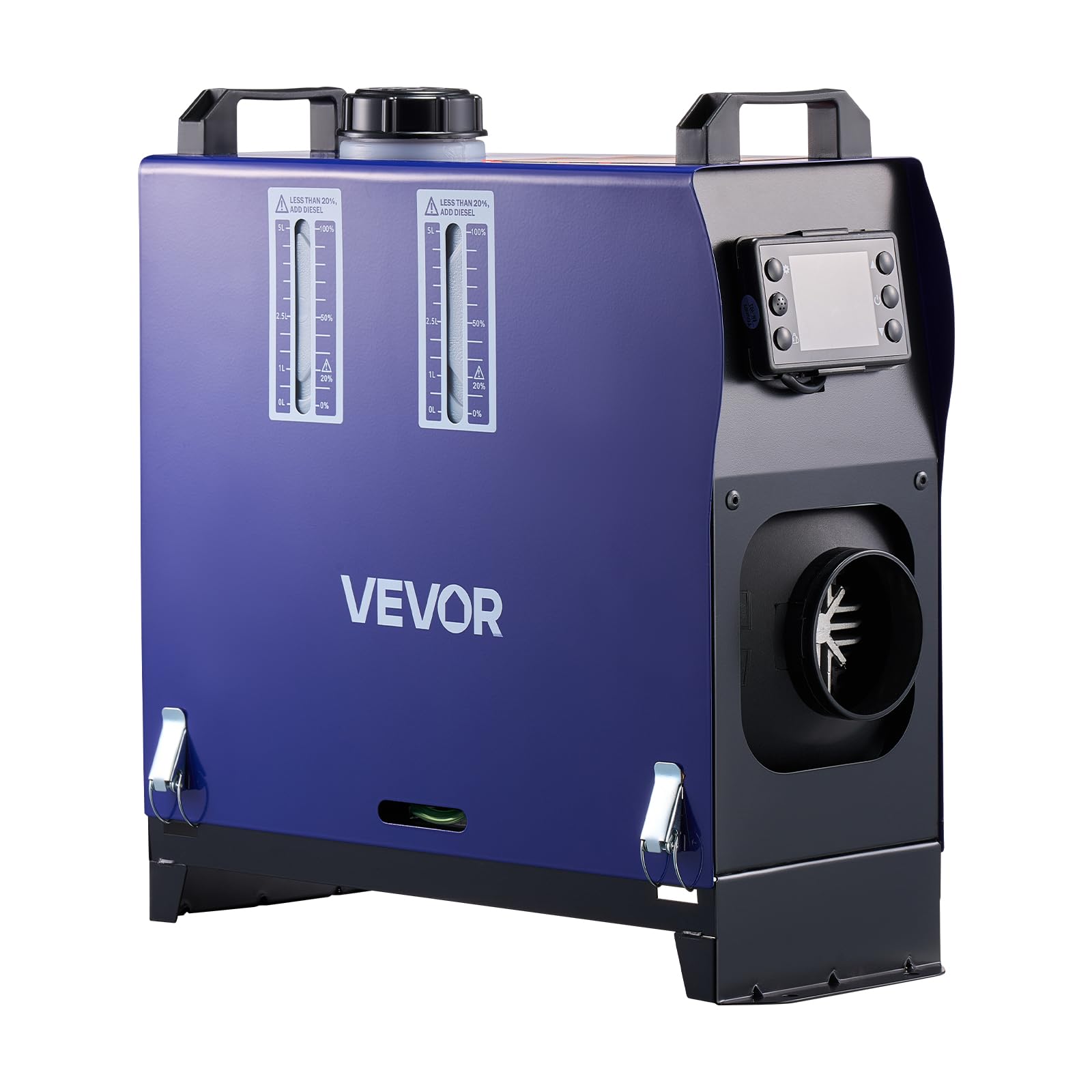 VEVOR Riscaldatore Diesel 8 kW DC 12V/24V Portatile Telecomando Schermo LCD Serbatoio 5L