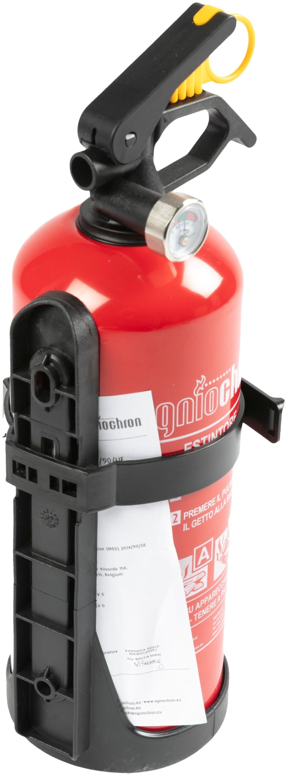 START Estintore a Polvere ABC 2 kg omologato Rina - 13A 89B C - Certificato EN 3-7 - omologato per Nautica- Certificazione CE 0062