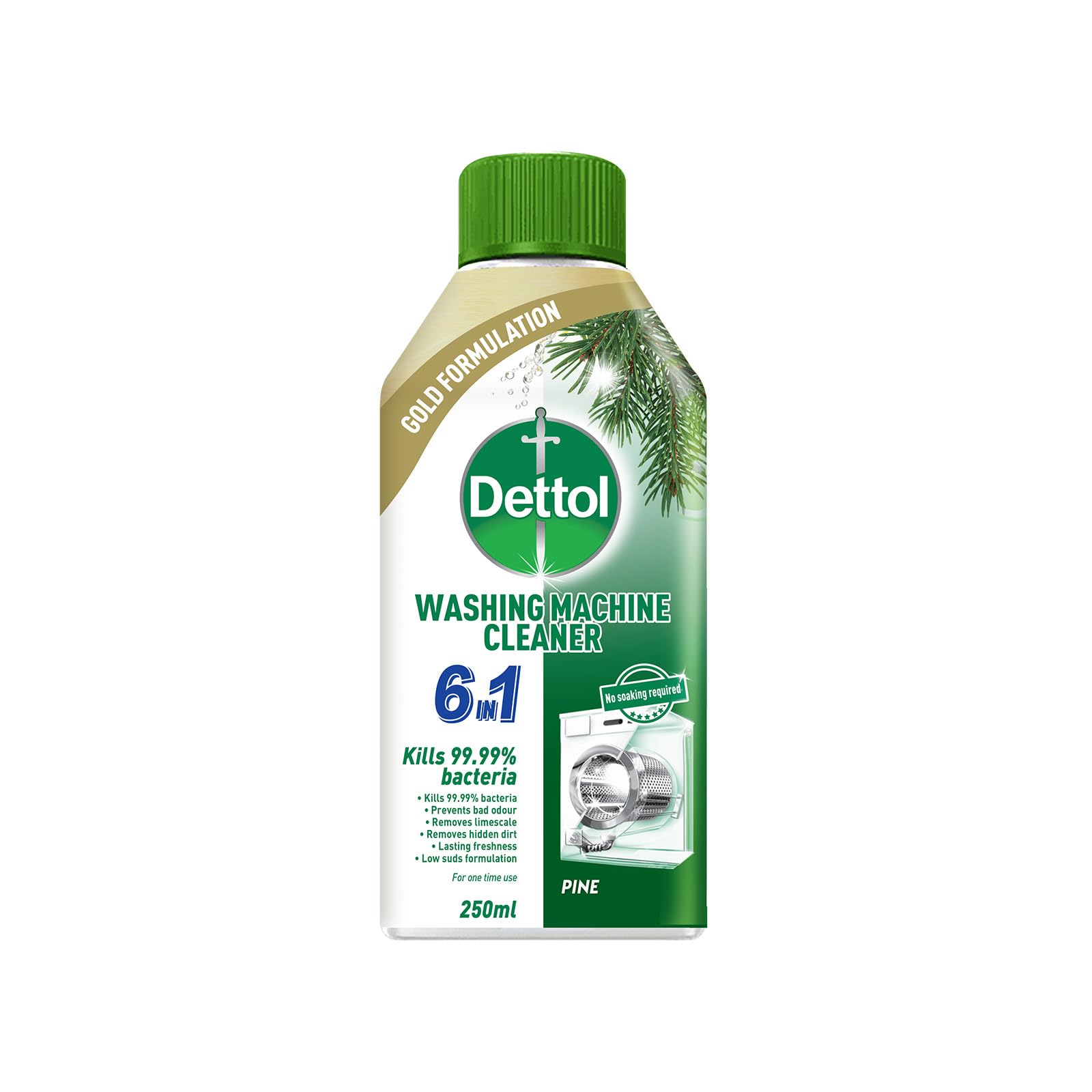 Dettol Washing Machine Cleaner 250ml Pine