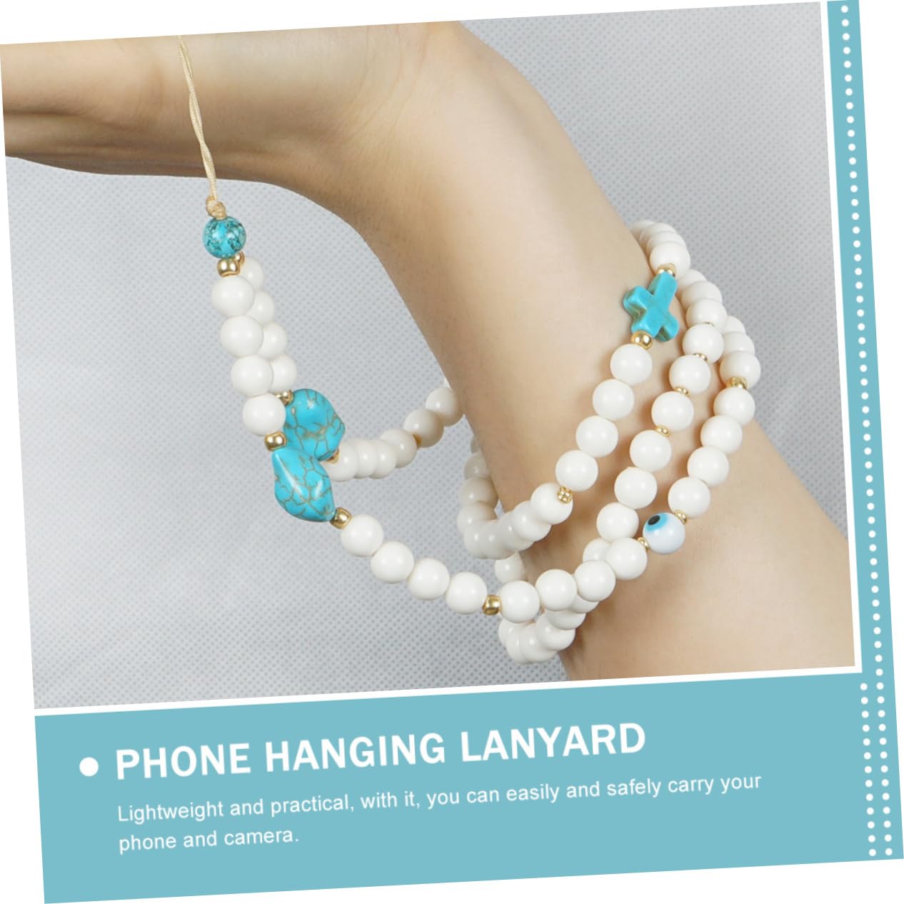 UPKOCH 3 Piezas Anti-Pérdida Cadena Para Teléfono Móvil Cordón Para El Cuello Cuerda Decorativa Para Teléfono Cadena Colgante Para Teléfono Decoración De Cuentas Para Teléfono Teléfonos