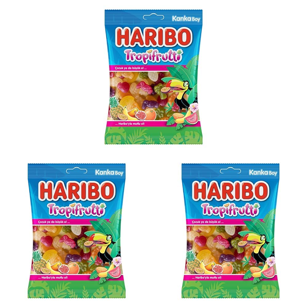 Haribo Tropi Frutti Tropic 80 gr 3lü paket