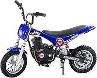 Vista 1 de Burromax TT250 Motocicleta de tierra eléctrica para niños, 250w 24v 7ah, 2 velocidades, hasta 14 mph, para ciclistas de hasta 150 lb, mini bicicleta