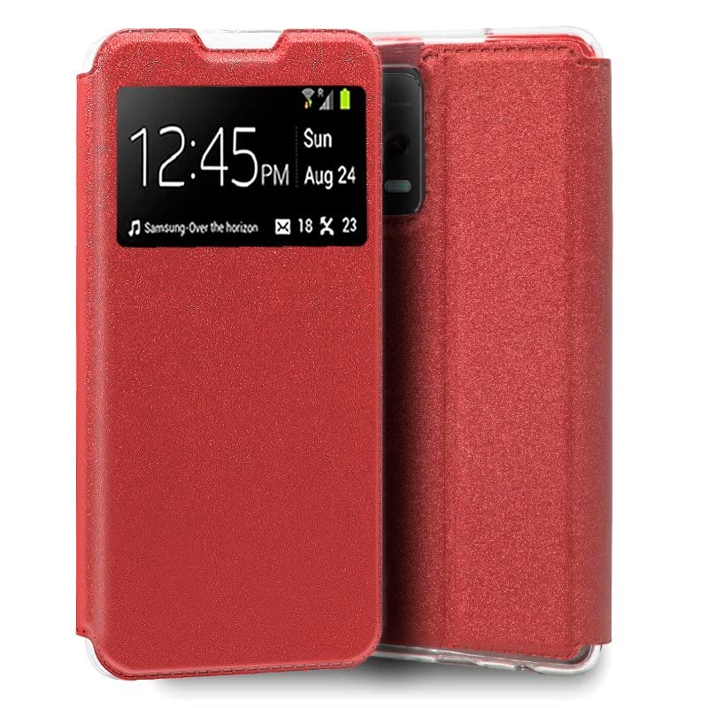 Étui Cool Flip Cover Little X5 5G rouge anti rayure écran pour éviter les bris de vitre