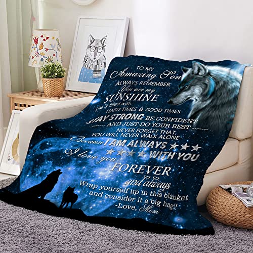 Son-Gifts-Blanket-60X-50-To-My-Son-Son-Gifts-From-MomDad-Funny-Gifts-For-Son-Blanket-Best-Birthday-Gift-Ideas-For-Son-Gifts-For-Grown-Son-Son-Gift-From-Mother-Or-Father-Blankets