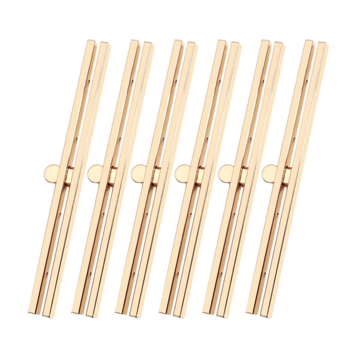 Cierre de bolso dorado antioxidante de 11,4cm para reparar y coser monederos DIY