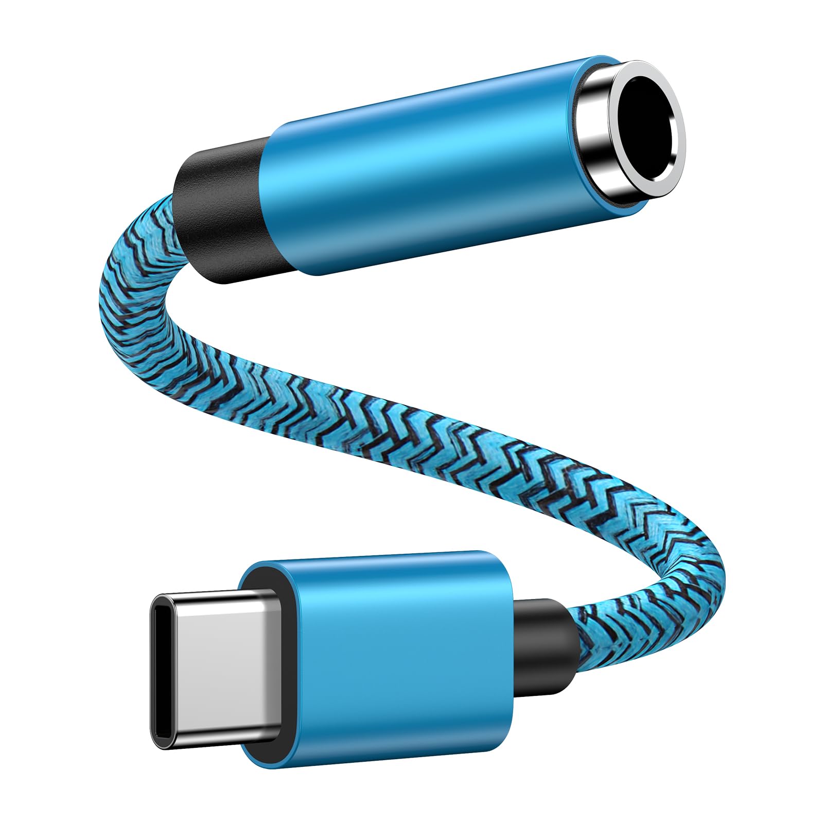 Adapter USB C Klinke 3,5 mm Typ C Kopfhörer Audio für Samsung Galaxy A56 5G A55 A54 A53 A36 A35 A17 A16 S25 Ultra S24 FE S23 S22 S21, Adapter USB C Klinkenstecker für iPhone 17 16 15 Pro Max