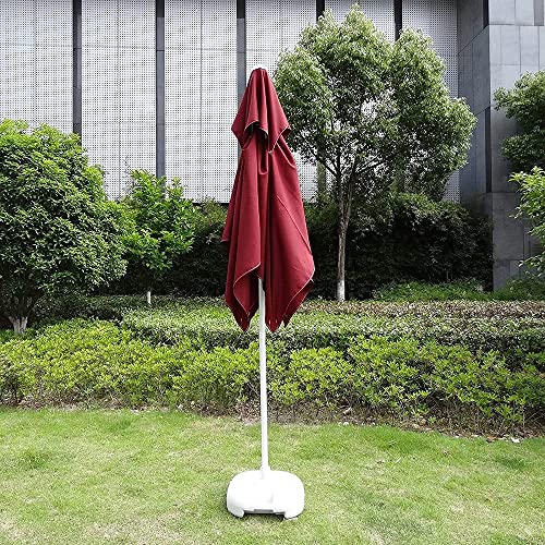 Housse de parasol 2x2m imperméable verte pour mât standard ou déporté - 6