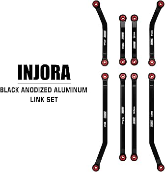 Amazon.com: INJORA Aluminum High Clearance 4 Links Set for 1/24