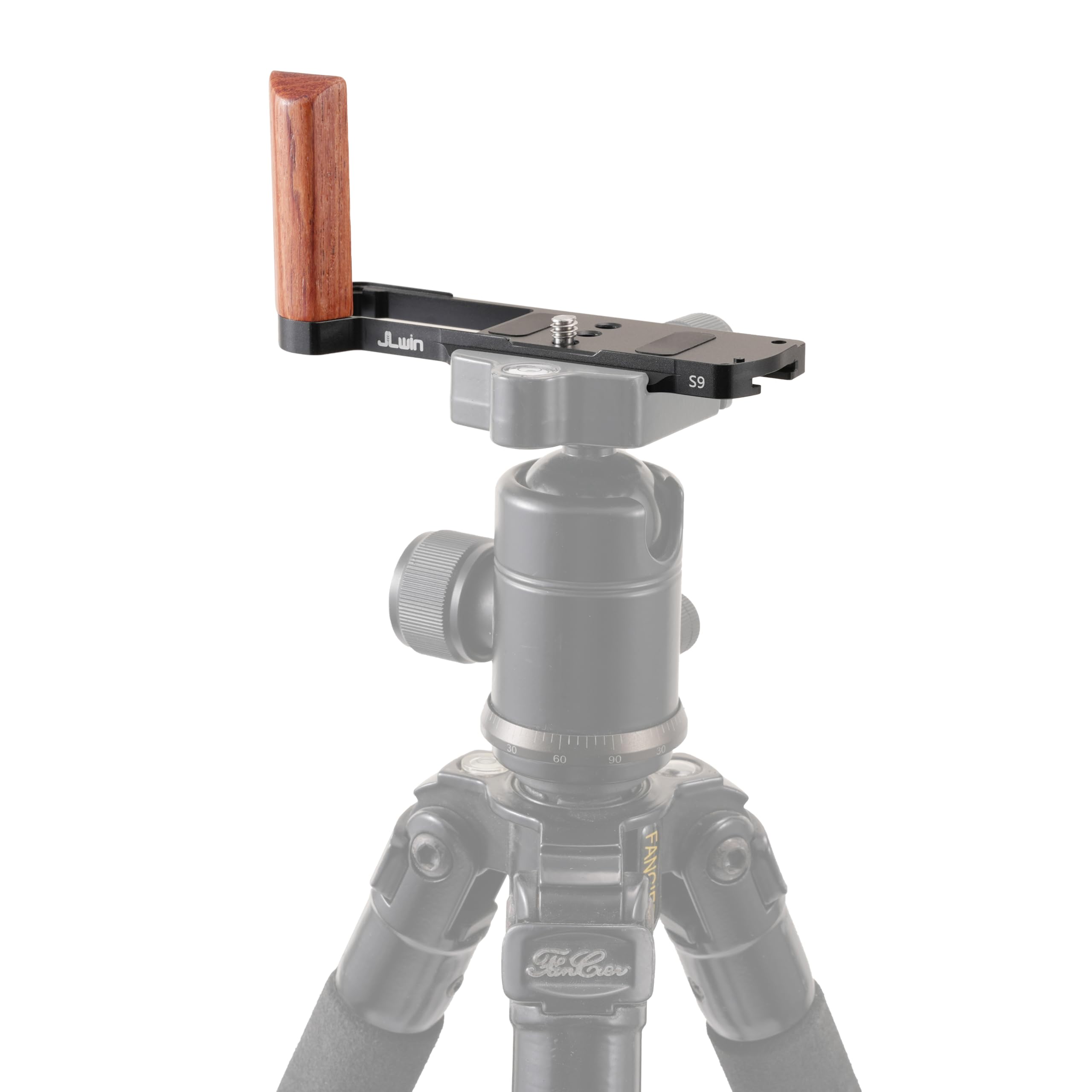 Amazon.com : FocusFoto L-Shaped Wooden Handle Grip Quick Release
