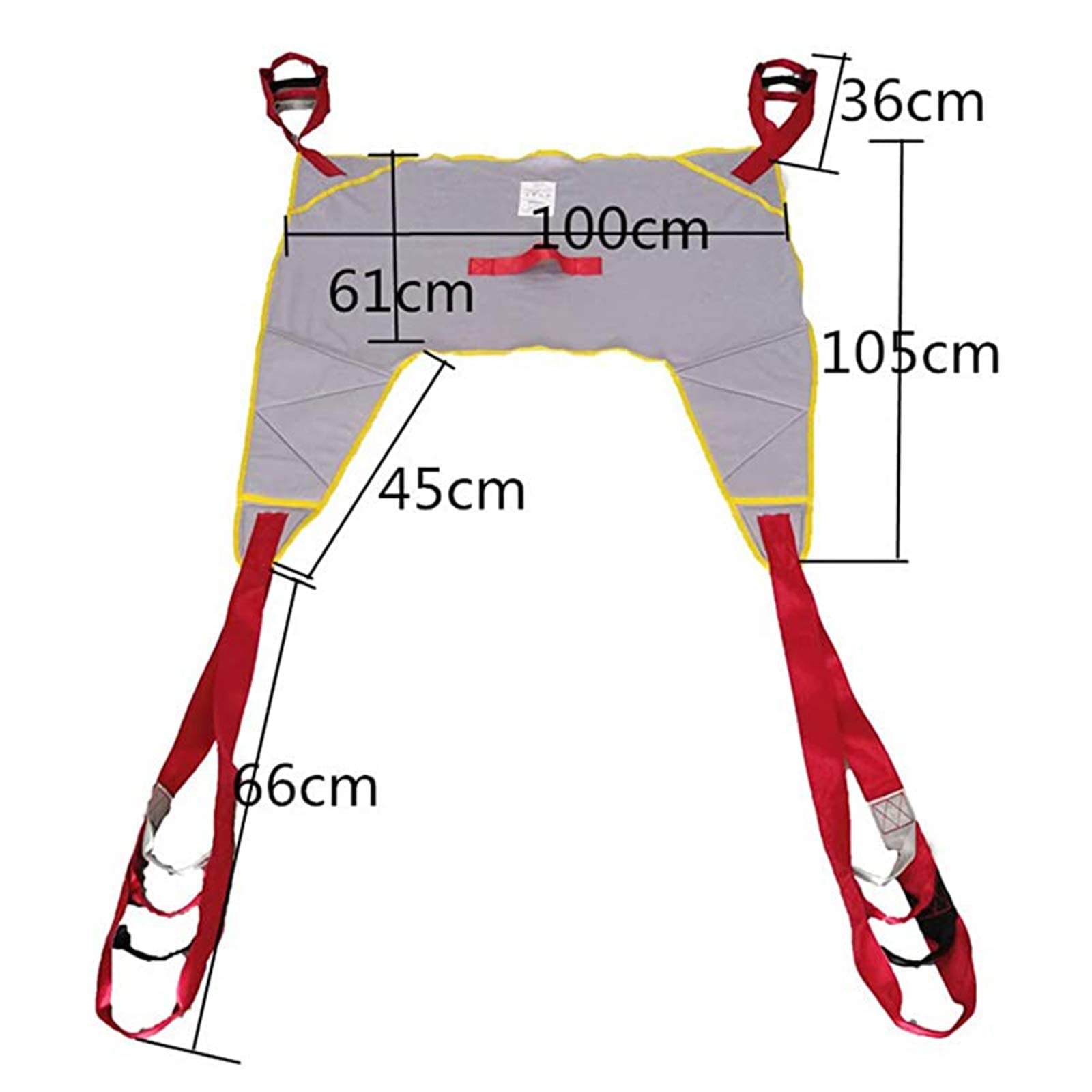 Eslingas para piernas divididas, Eslinga para elevación de Pacientes, Polipasto para Levantar a Personas Mayores, Eslinga para Elevador de Inodoro, Elevador de Pacientes para traslado de la Cama a l