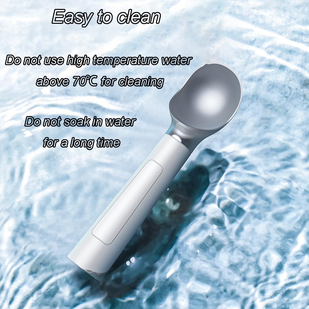 Scooper elettrico termostatico per gelato con temperatura regolabile, design antiaderente e antigelo in metallo per gelato duro e preparazione di alimenti