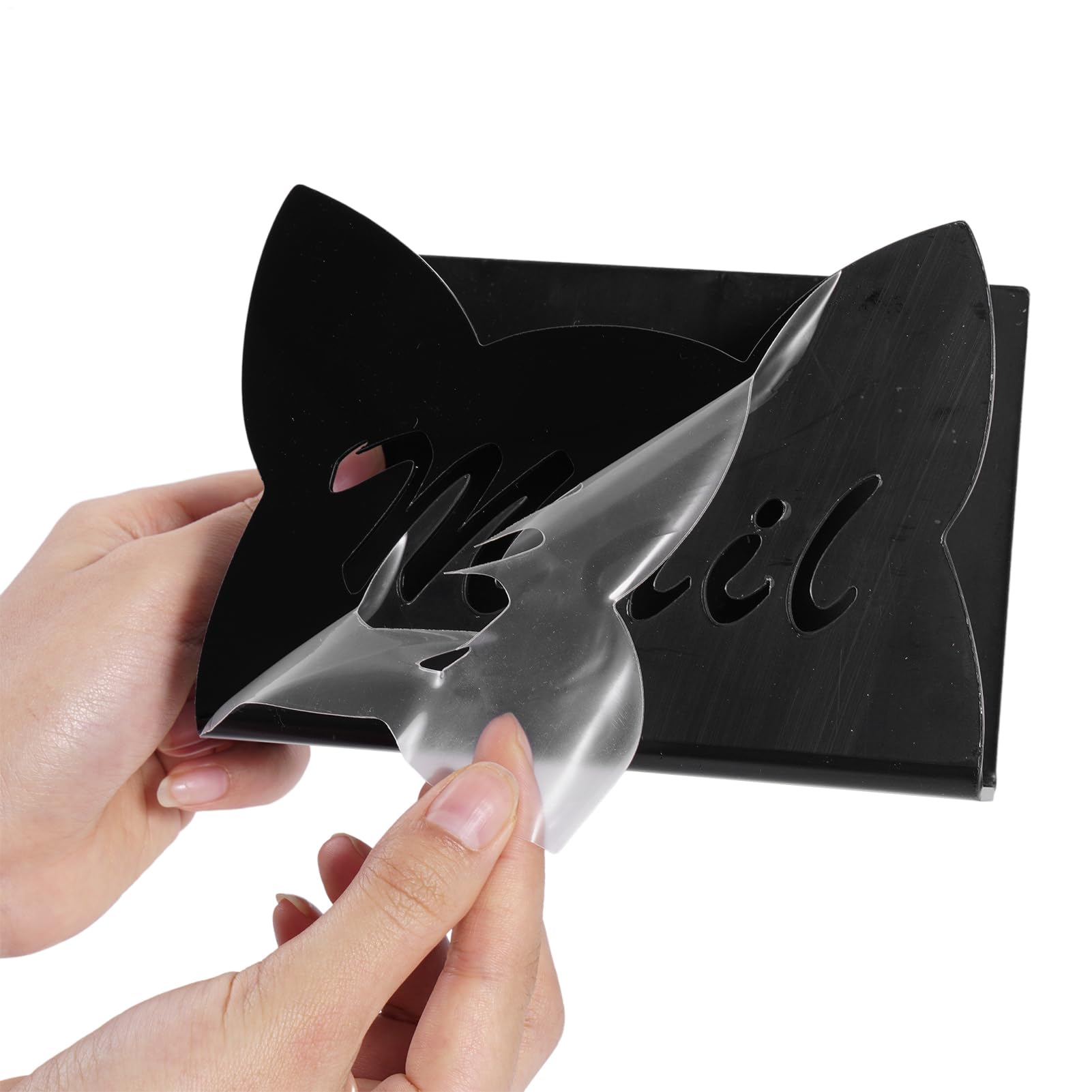 Clear Acrylic Mail Organizer Envelope Holder Postcard Sorter Compact Desk Stand 1 Pack 5.91 x 2.36 x 3.94 pollici