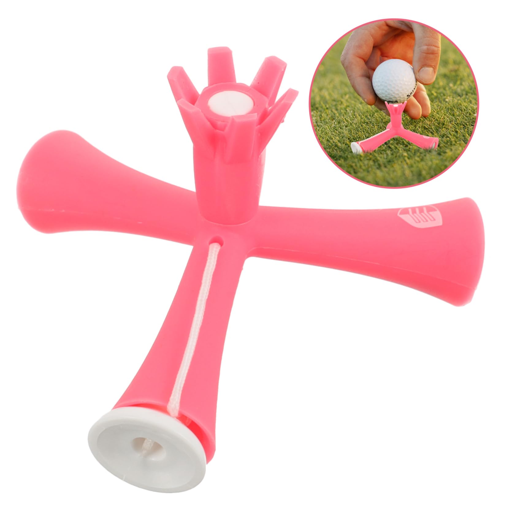 SUPVOX Tees De Golf Magnéticos con Bola Telescópica Ajustable Ayuda para El Entrenamiento De Golf Tees Pequeños Tees De Golf Divididos Magnéticos Accesorios De Golf tee De Golf