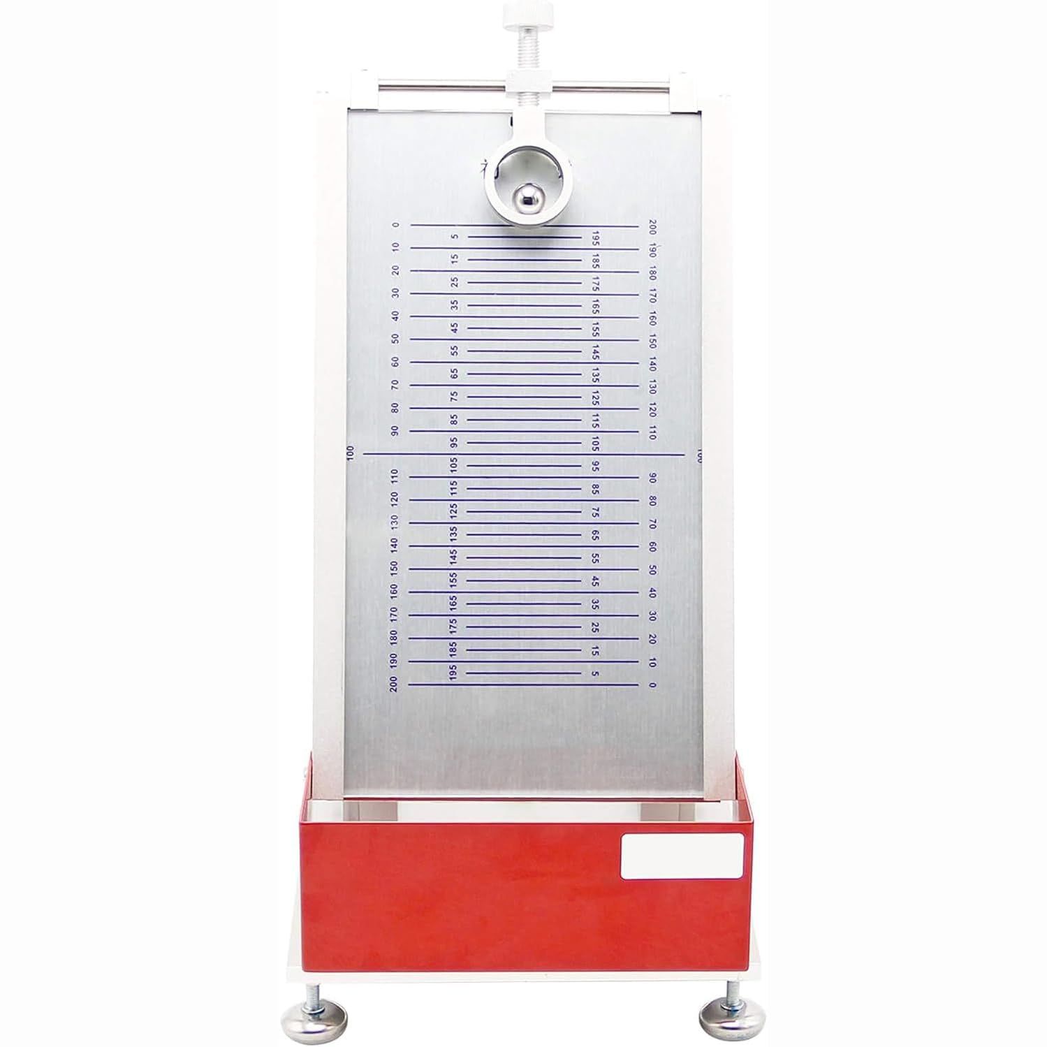 Klebeband-Ersthaftungstester, Labor-Erstklebetester, 0-30° Winkel einstellbar, mit Stahlkugel, für Bänder, Aufkleber, Etiketten