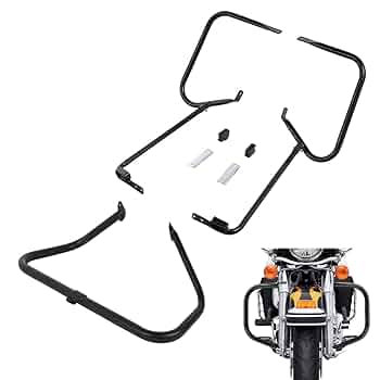 Amazon | XMT-Moto サドルバッグサポートガードキットとエンジン