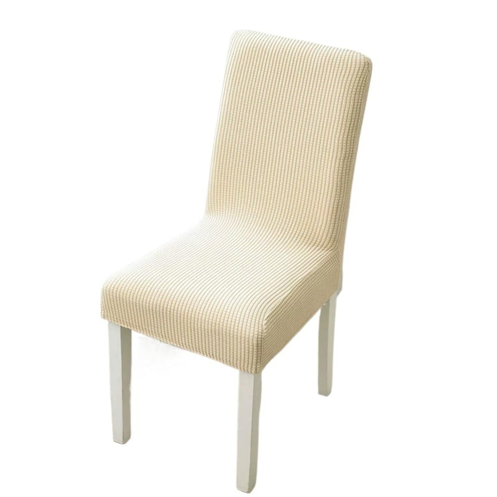 ECPGPMDLDT Chair Covers Stretch Kitchen Dining Room Chair Covers Removable Washable Dining(E,4pcs)