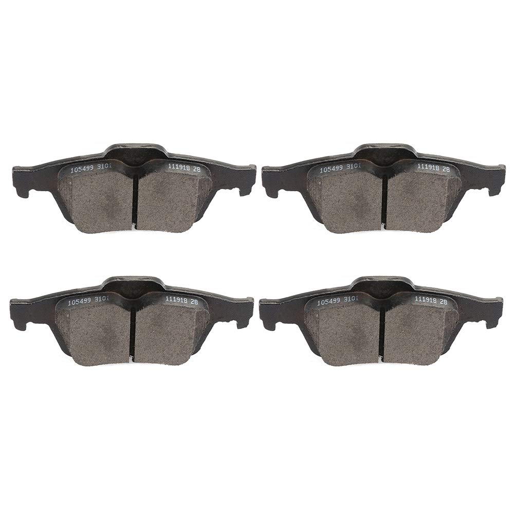 cciyu D1564 Professional Rear Ceramic Pads Set fit For Chevy Cobalt, For Ford C-Max,For Jaguar S-Type,Super V8,XFR,XJ8,For Mazda 3 Sport,For Pontiac Solstice,For Saab 9-3X,For Saturn Sky,For Volvo C30