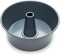 Vista 7 de Fox Run Molde antiadherente para pastel de ángel con parte inferior extraíble, 10 x 10 x 4.5 pulgadas, metálico