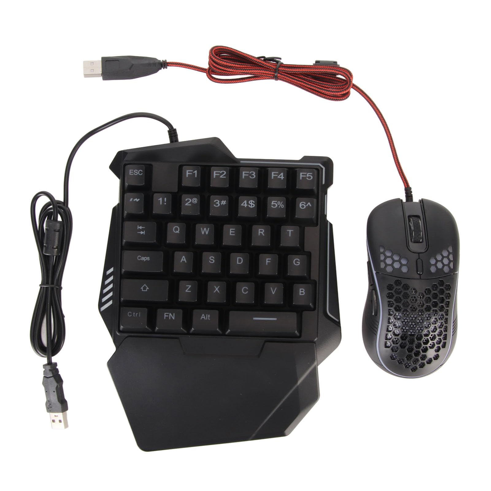 Sxhlseller Set di Convertitori Mouse Tastiera Cablati Silenziosi | Adattatore Plug and Play per Giochi FPS