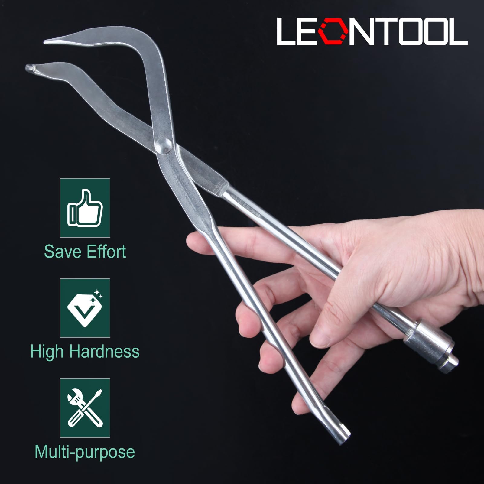 LEONTOOL Pince à Ressort de Frein Outil de Frein à Tambour, Extracteurs de Ressort de Frein à Double extrémité pour l’Installation et Le Retrait du Ressort de Rappel du Sabot de Frein à Tambour