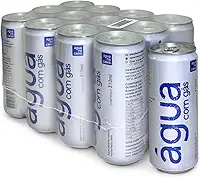Água na Lata - Água Mineral com Gás - Pacote c/12 unidades 310ml