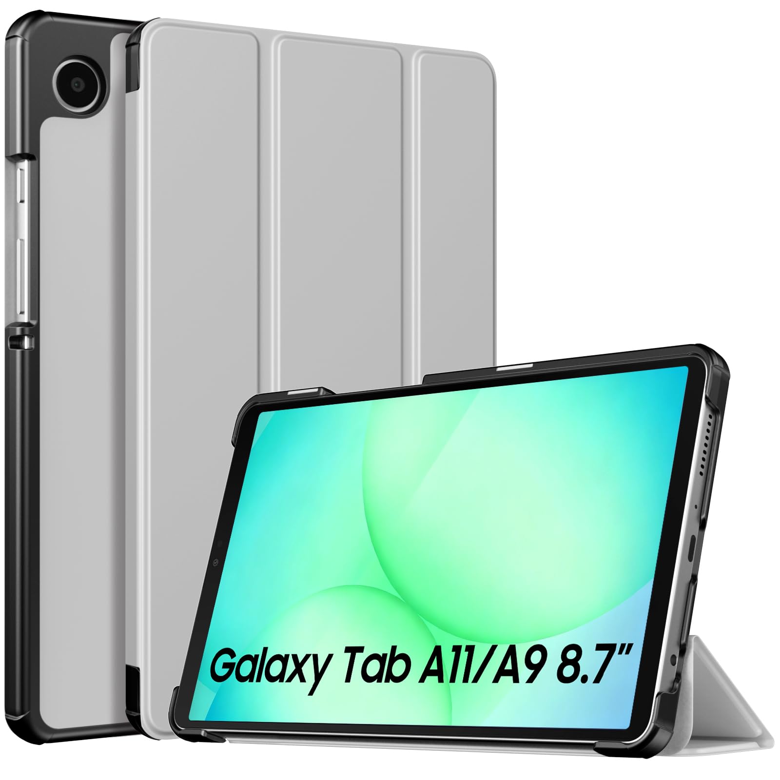 TiMOVO Hülle Kompatibel mit Samsung Galaxy Tab A9 2023, Schlank Leicht Schutzhülle mit Ständer & Harter Rückseite für Galaxy Tab A9 Tablet Tablet