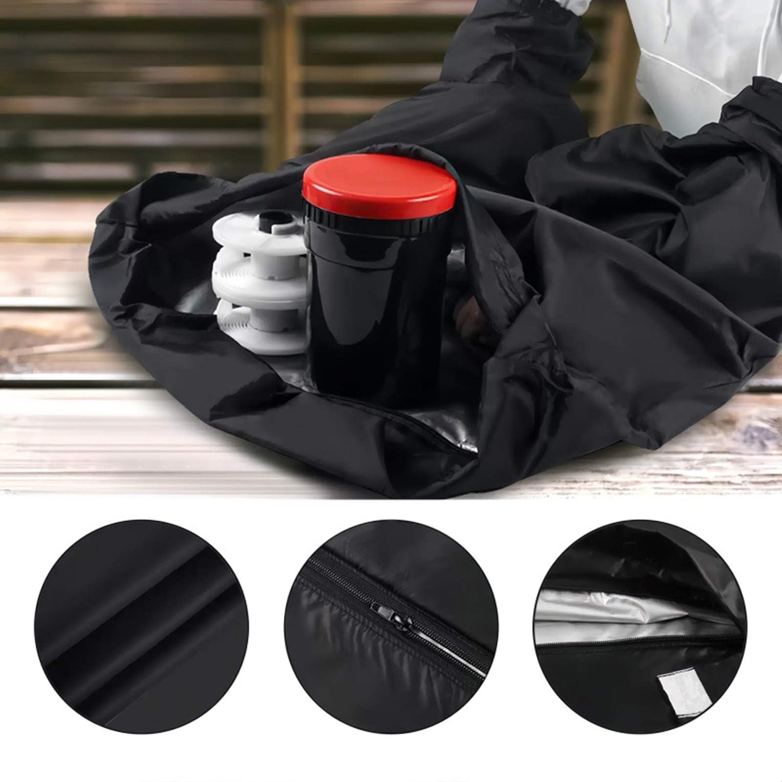 22,8 * 21,6 '' Darkroom Bag Film Changing Bag Film Developing Tank Fotografia Forniture