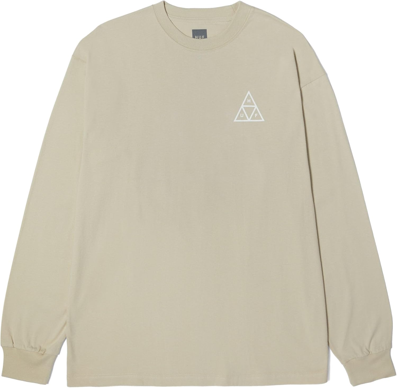 HUF｜TRIPLE TRIANGLE LONG SLEEVE TEE メンズ TS00506 HUF Set Triple Triangle Brown Long Sleeve T-Shirt | Zumiez