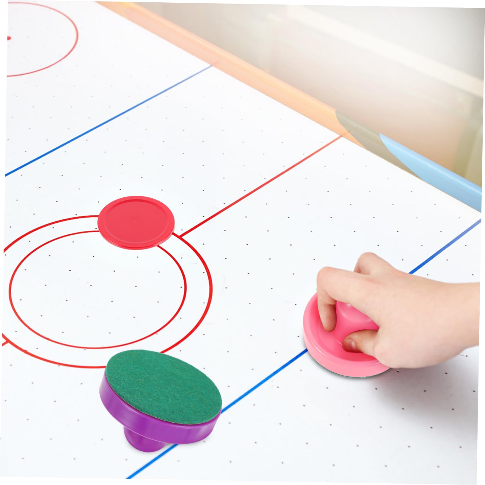 TOYANDONA accessori per hockey mini ghiaccio aria tavolo da air hockey sostituzione forniture di hockey parti di hockey accessori da tavolo da gioco giocattoli da hockey addominali