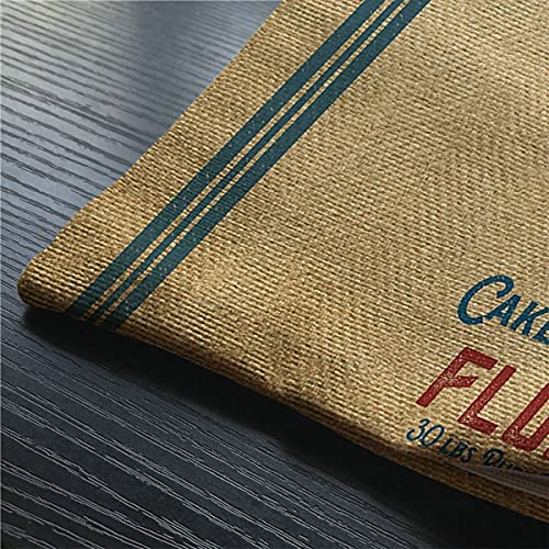 Smooffly-Vintage-Burlap-Pattern-Like-Flour-Sack-Pillow-Cover-Home-Decorative-Throw-Pillow-Cover-Cotton-Linen-Cushion-for-CouchSofaBedroomLivingroomKitchenCar-12-x-20-inch-Oblong-Pillow-case Smooffly Vintage Burlap Pattern Like Flour Sack Pillow Cover Home Decorative Throw Pillow Cover Cotton Linen Cushion for CouchSofaBedroomLivingroomKitchenCar 12 x 20 inch Oblong Pillow case