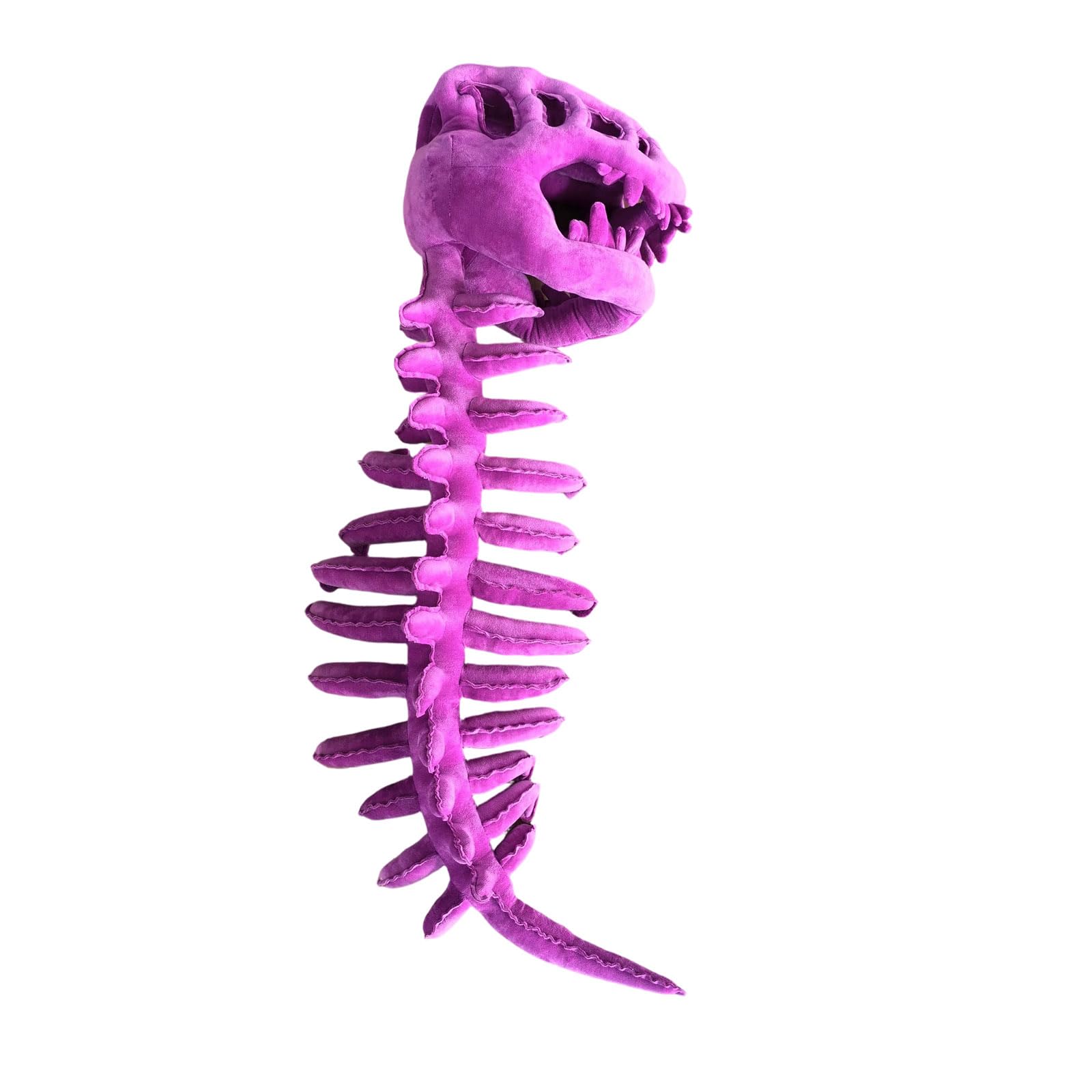 Corlidea Dinosaurier-Skelett-Kostüm, 3D-Spinosaurus-Schädelmaske & Plüsch-Rückenknochen für Halloween, Cosplay und Verkleidungsspiele