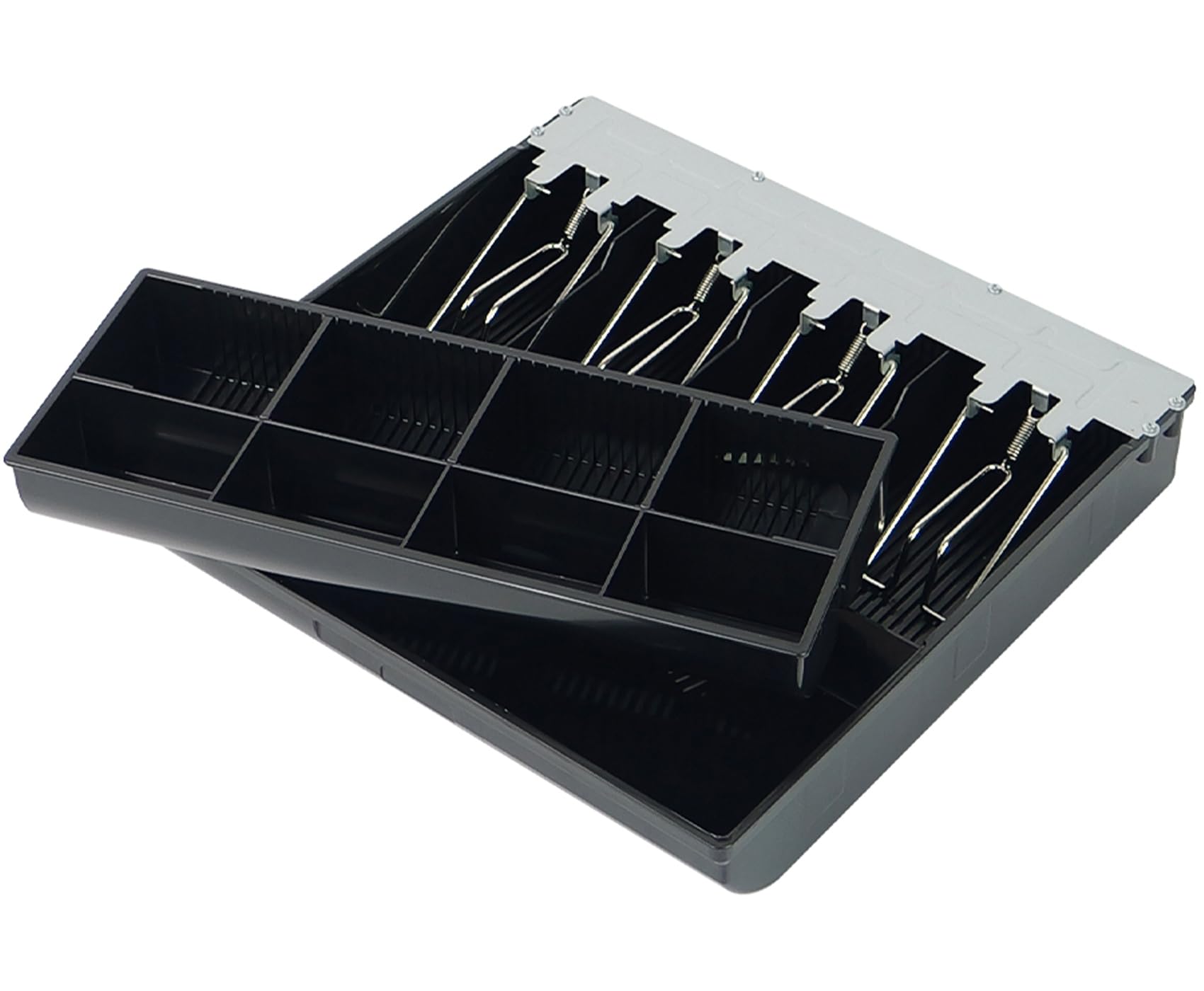 Organizzatore di Denaro per Cassetto Portavalori, Chiusura a Scatto per Banconote, Chiusure in acciaio inox, Regolazione della Larghezza, Armadietto sotto l'inserto per Monete, HDWR HD-WS35