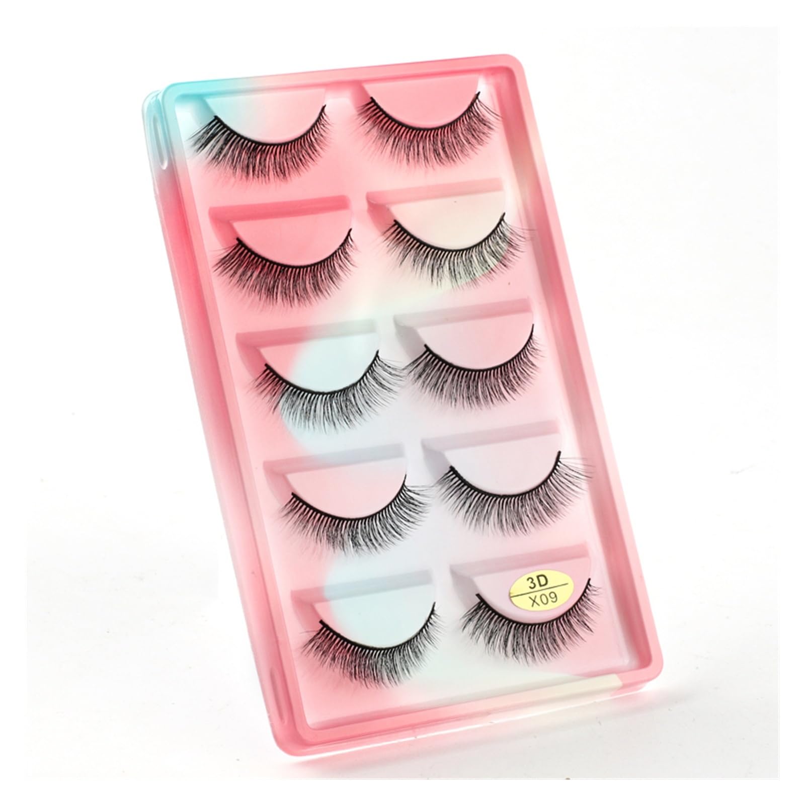 UAMOU 10 50 100 Boxes Mink Eyelashes Fluffy 3D Mink Lashes Makeup Natural Long Volume False Eyelashes Bulk