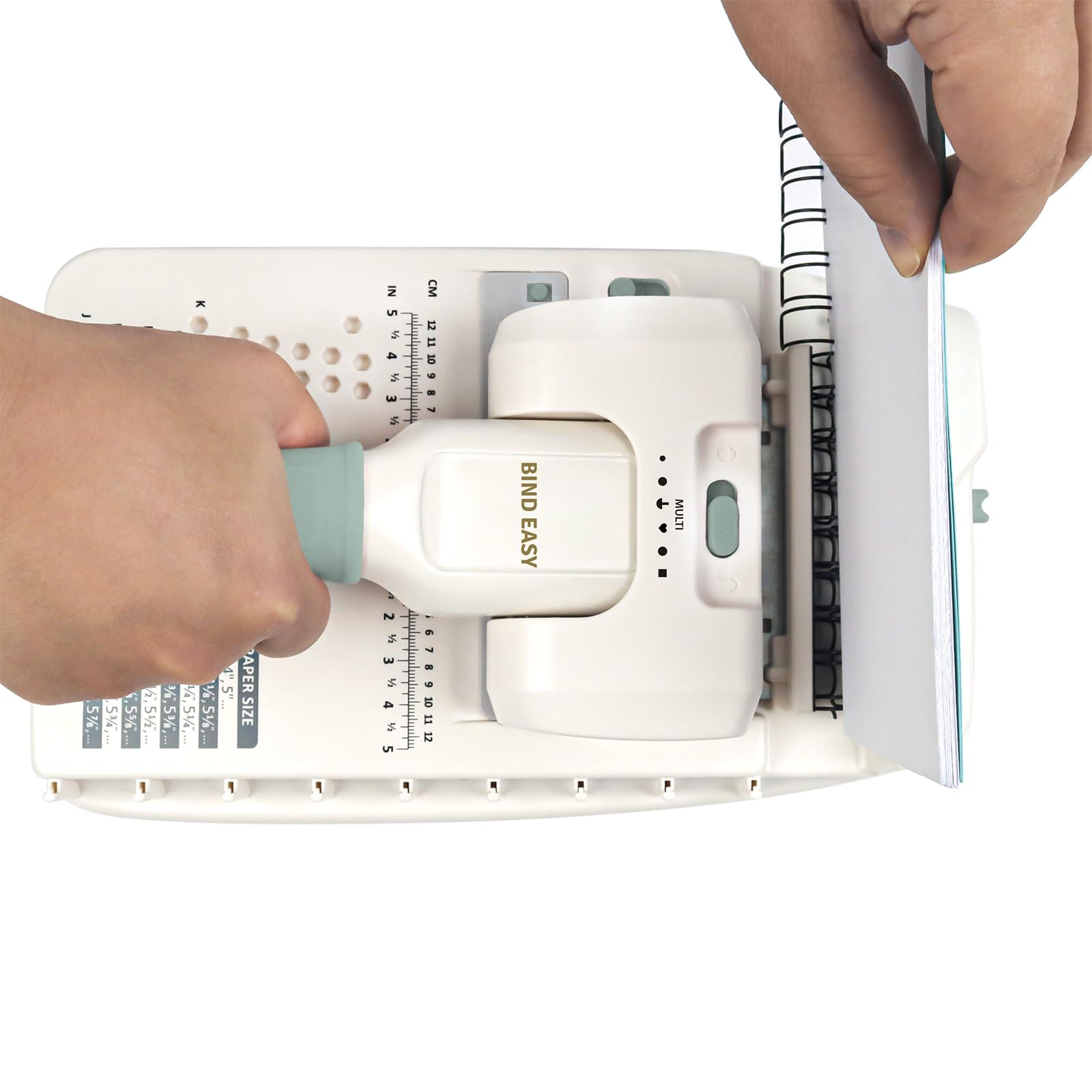 Vaessen Creative Bind Easy Drahtbindemaschine Set - Drahtkämme, Bindescheiben & Stanzkartuschen