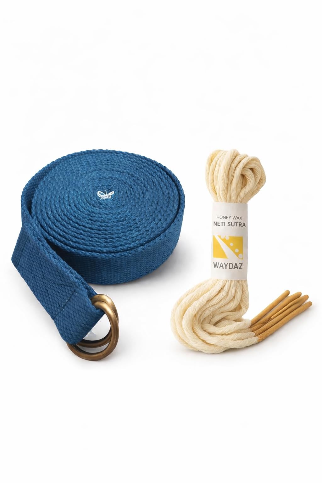Neti Sutra Pure Honey Wax Cotton (100 Thread) for Nasal Cleansing | Soft & Flexible Yoga Neti Thread | Includes FREE 10 Feet Yoga Belt for Stretching & Fitness (20)-image-44