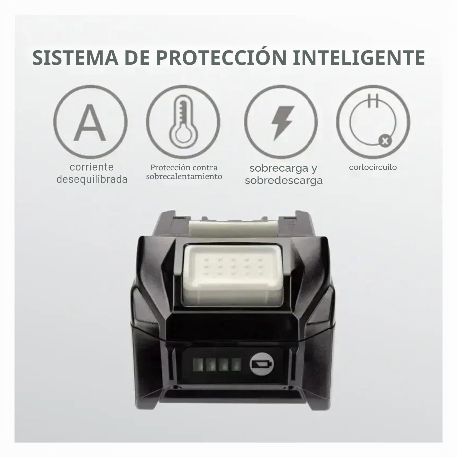 Batería De Iones De Litio De 4,0 Ah, 6,0 Ah, 8,0 Ah Y 10,0 Ah For Makita 40V MAX XGT BL4020, BL4025, BL4040, BL4050 Y BL4080.(4.0ah Battery)