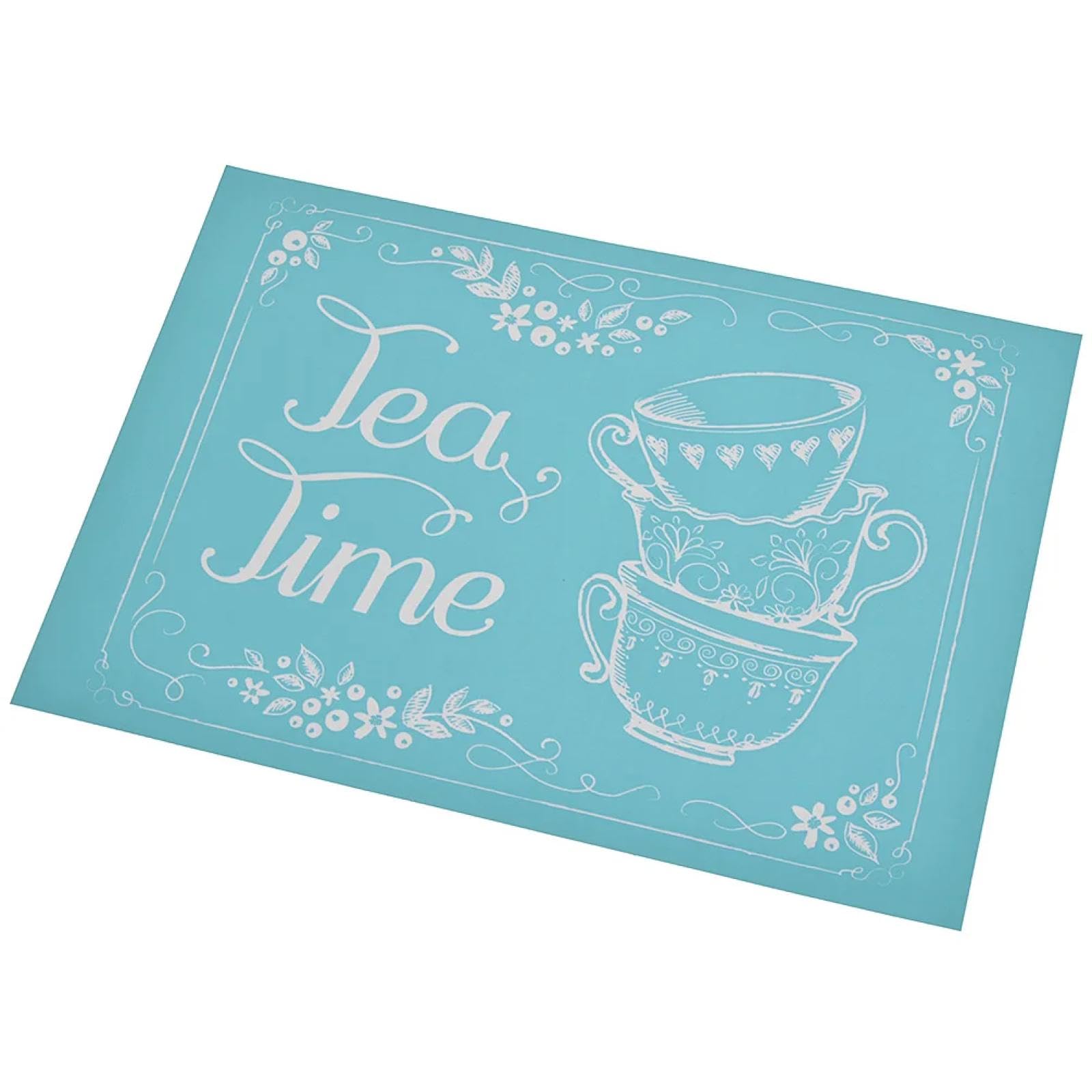 MANGOUSONG Screen Printing Kit,28x21cm Tea Silk Screen Stencils Reusable Silkscreen Print Kit for Printing Handbag Decoration Template ?Seal Tool