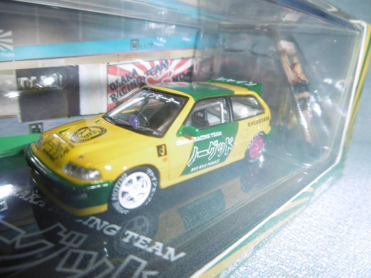 ミニカー INNO NO GOOD RACING OSAKA AUTO MESSE2020 INNO64 CIVIC EF9 No Good Racing Police Osaka Auto Messe 2020