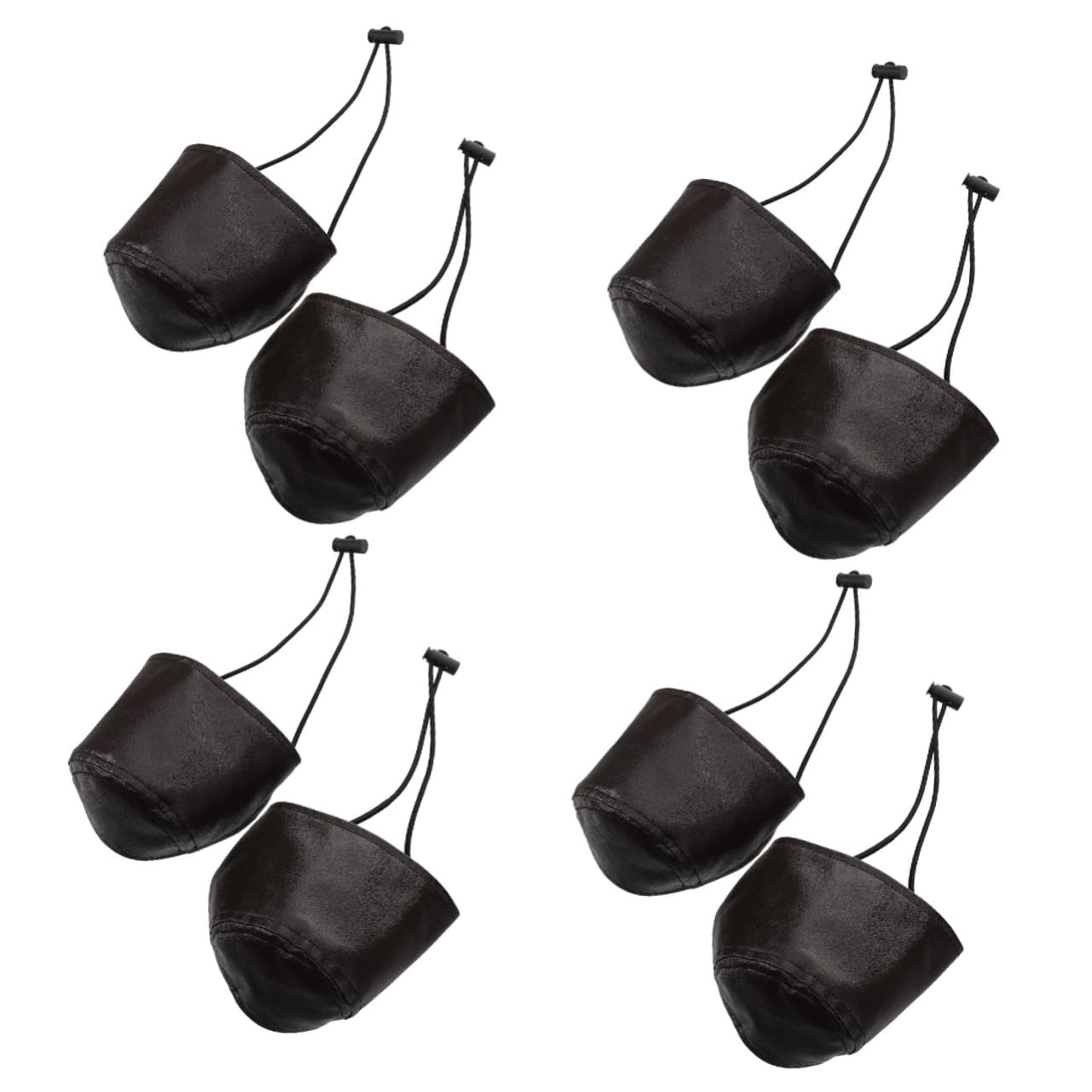 Healvian 8pezzi Copriscarpe Antiscivolo Pu Per Protezione Tallone Fodera Morbida e Resistente Per Scarpe Con Per Guida e Uso Quotidiano