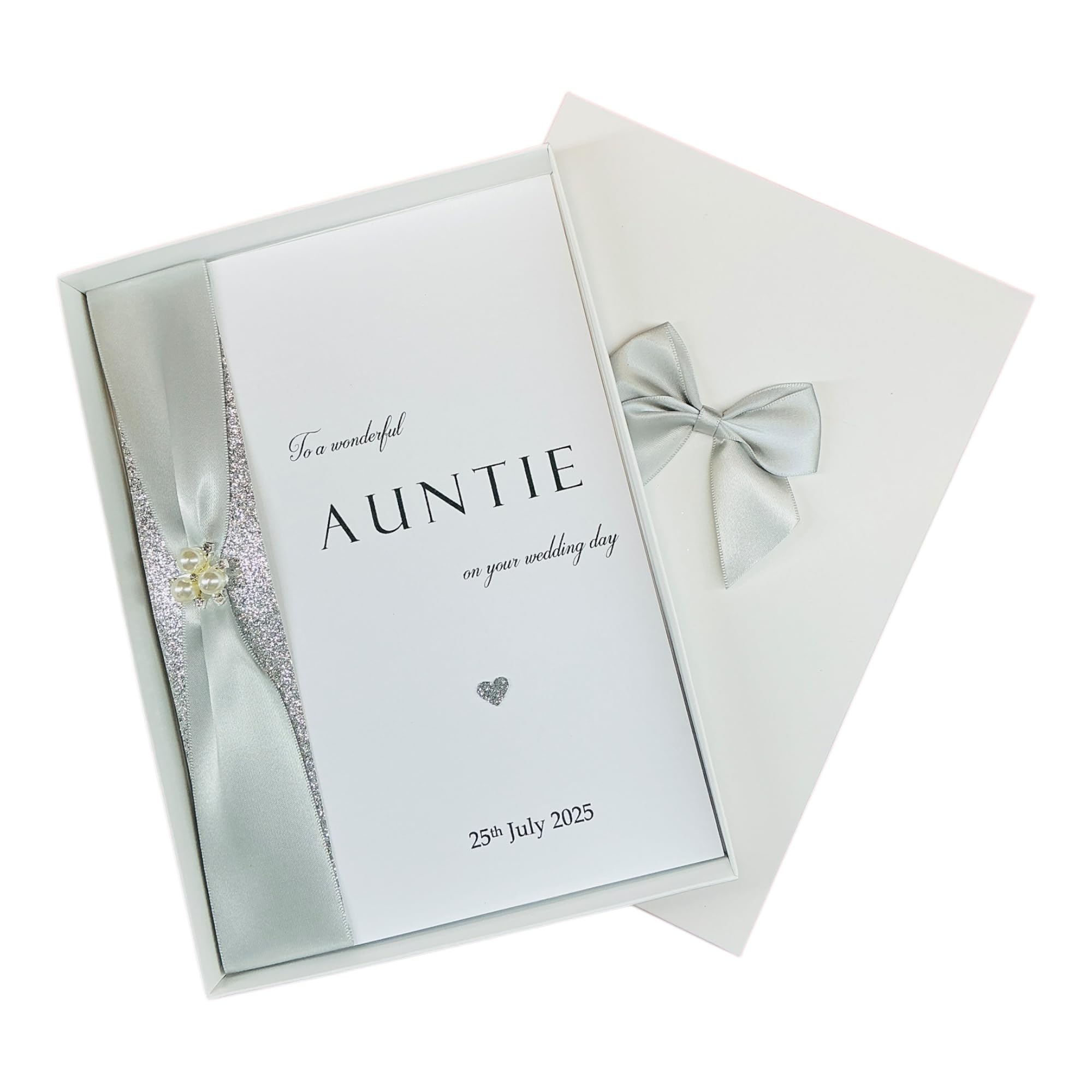 To A Wonderful Auntie Wedding Day Card Personalised - WR 1