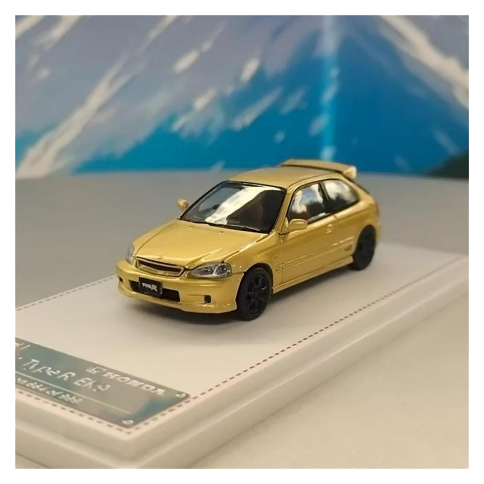 Metallo Scala Replica 1 64 Per Honda Civic Typer-R Prima Generazione EK9 Edizione Limitata Modello Auto In Lega In Scala Per Espositori Festa Hobby Veicoli Giochi Set